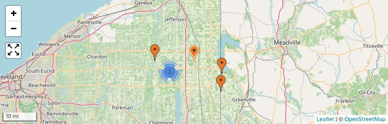 Related schools map