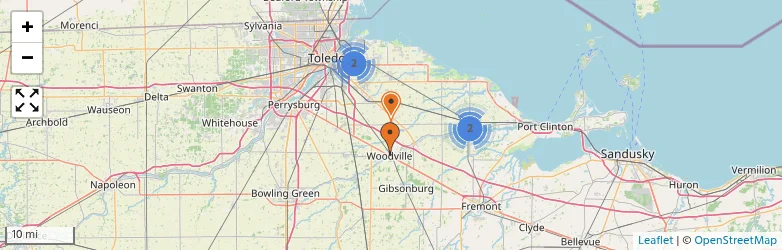 Related schools map