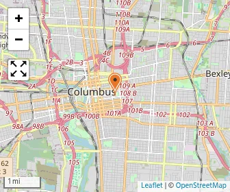 Map of Cristo Rey Columbus High School