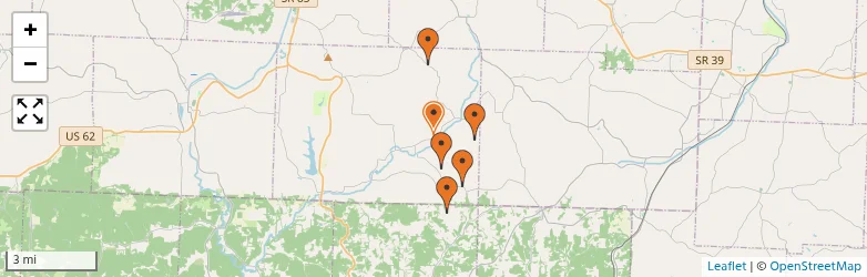 Related schools map