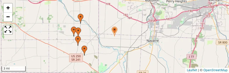 Related schools map