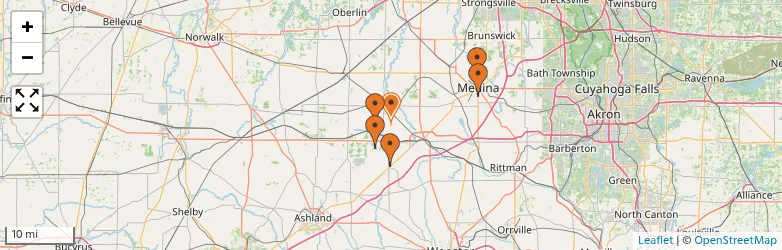 Related schools map