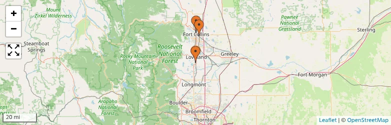 Related schools map