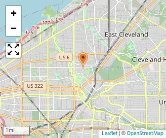 Map of Montessori High School At University Circle