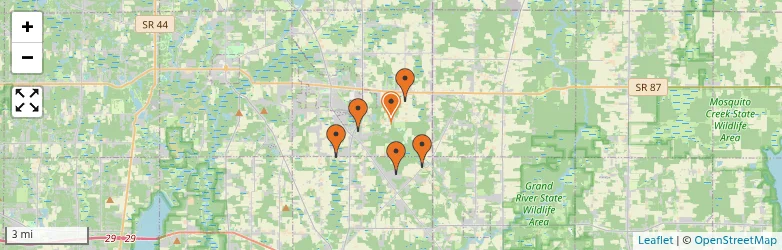 Related schools map