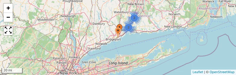 Related schools map