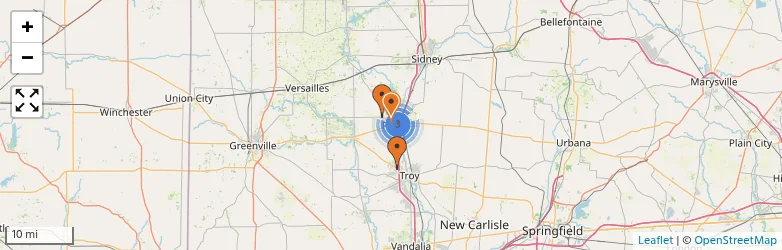 Related schools map