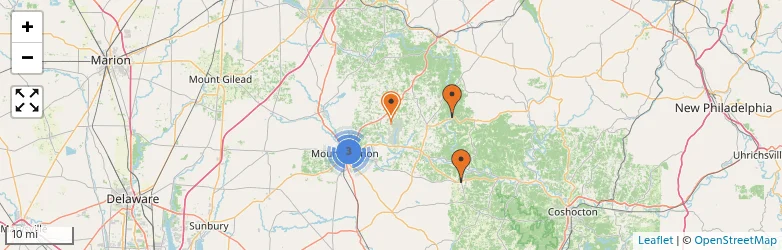 Related schools map
