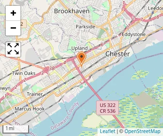 Map of Frederick Douglass Christian School