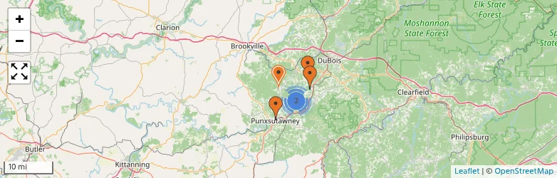 Related schools map