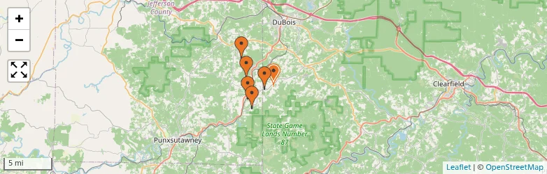 Related schools map