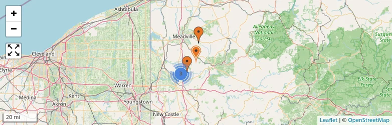 Related schools map