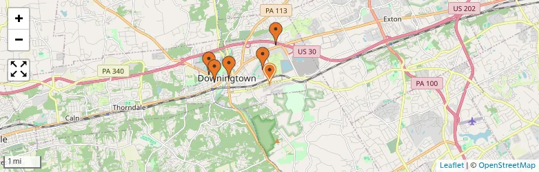 Related schools map