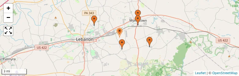 Related schools map