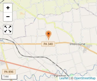Map of Harvest Lane Amish School