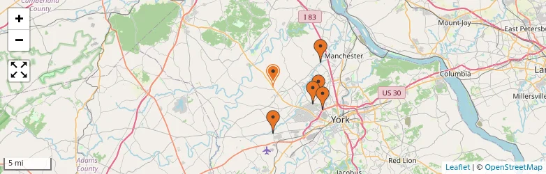 Related schools map