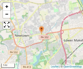 Map of Montessori Community School Of Newtown