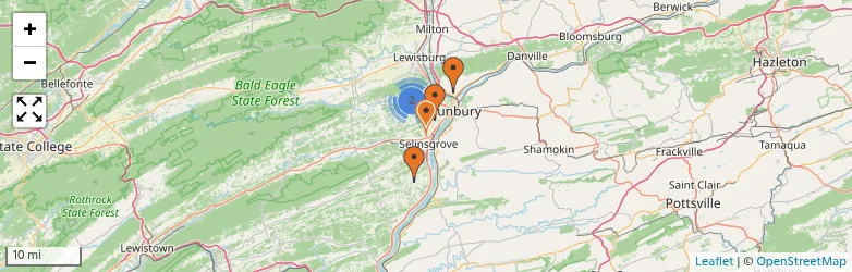 Related schools map