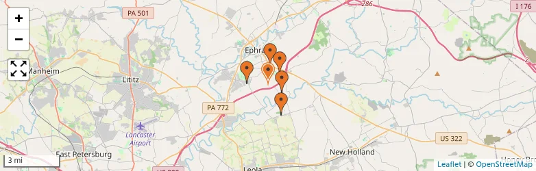 Related schools map