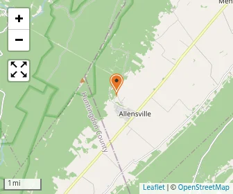 Map of Hickory Grove School C/o Benuel K. Peachey