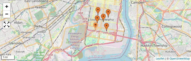 Related schools map