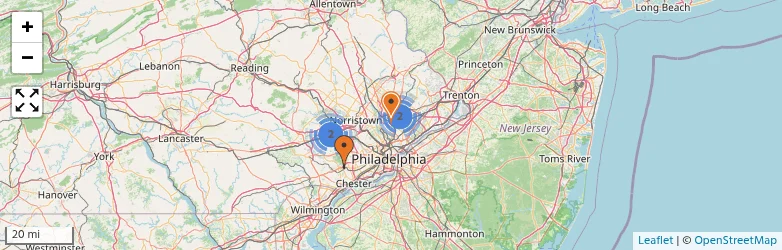 Related schools map