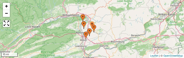 Related schools map