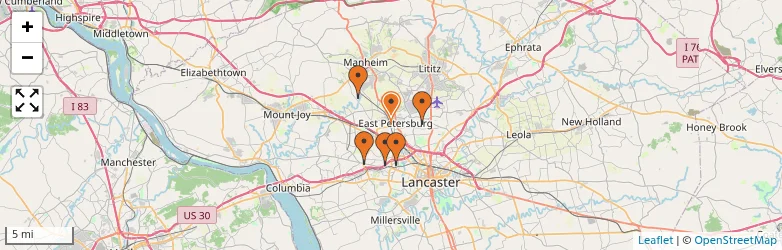 Related schools map