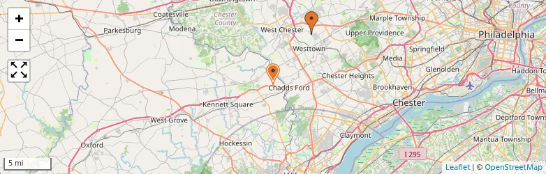 Related schools map