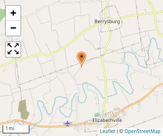 Map of Whistiling Pines Amish Parochial School