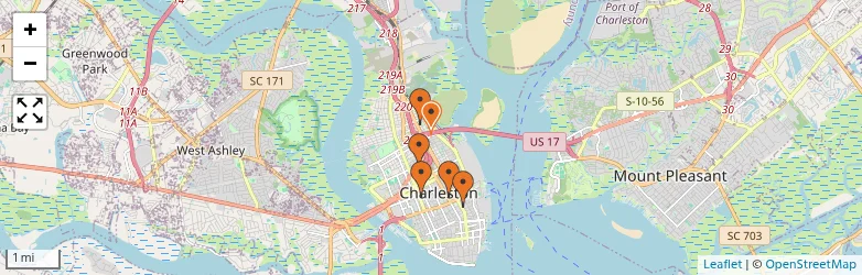 Related schools map