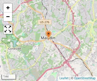Map of Mauldin Christian Academy
