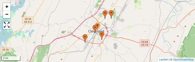 Related schools map
