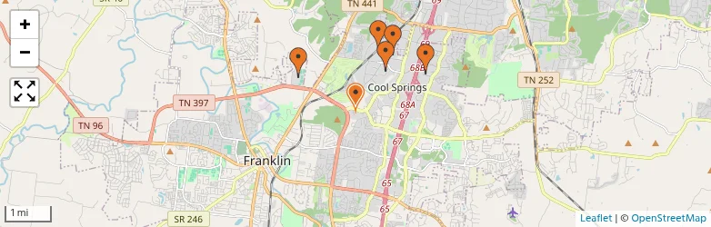 Related schools map