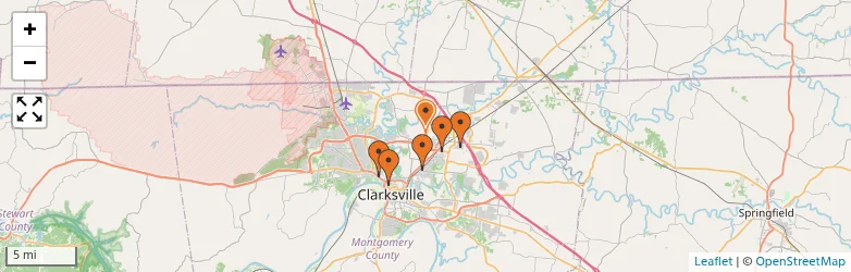 Related schools map
