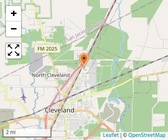Map of Cleveland Correctional Facility