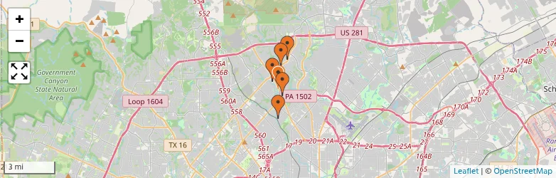 Related schools map