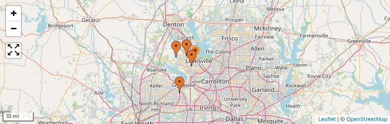 Related schools map