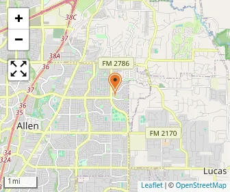 Map of The Goddard School Of Allen