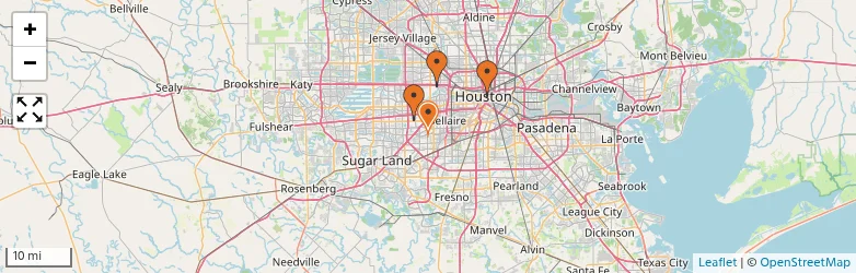 Related schools map