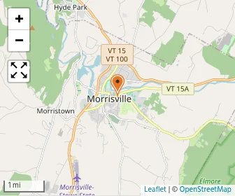 Map of Lamoille Valley Learning Together