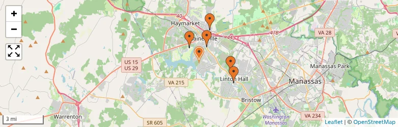 Related schools map