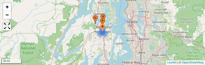 Related schools map