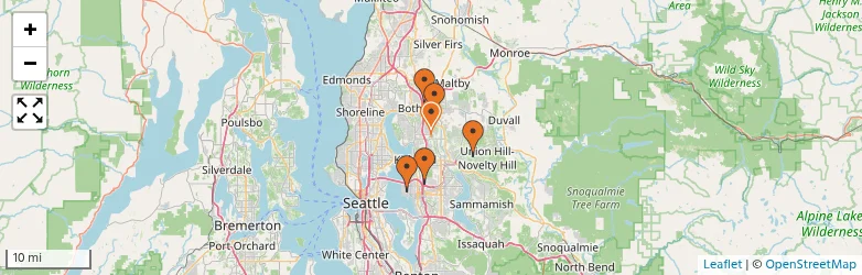 Related schools map