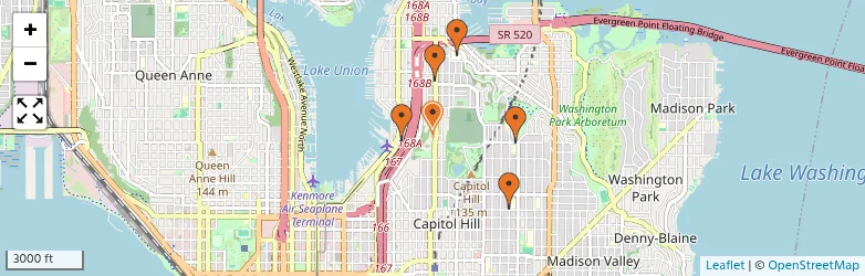 Related schools map