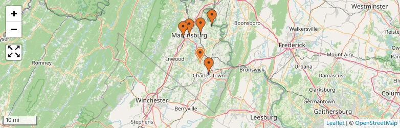 Related schools map