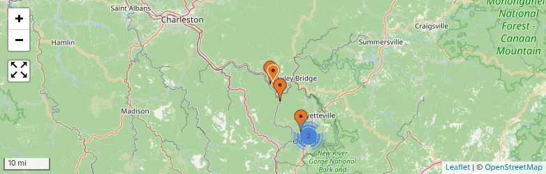 Related schools map