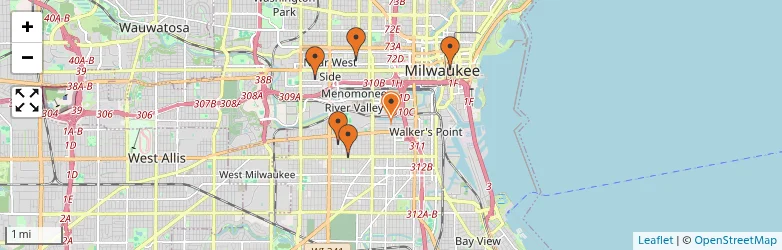 Related schools map