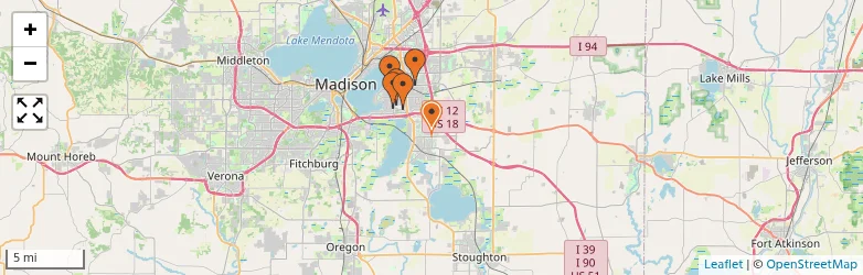 Related schools map
