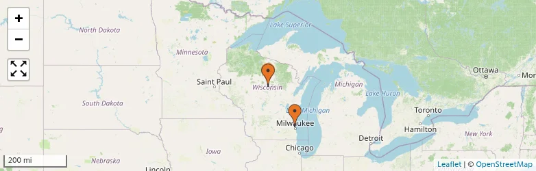 Related schools map